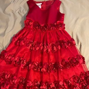 Red child’s dress